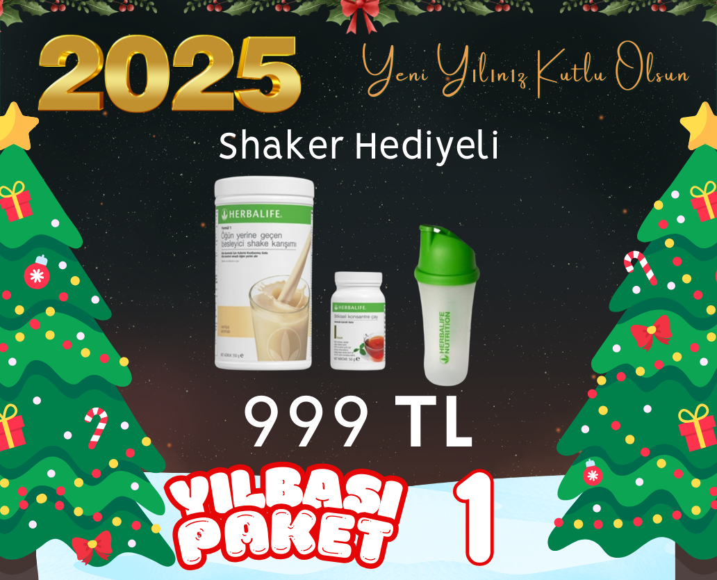 Yılbaşı Paketi 1 - Shaker Hediyeli